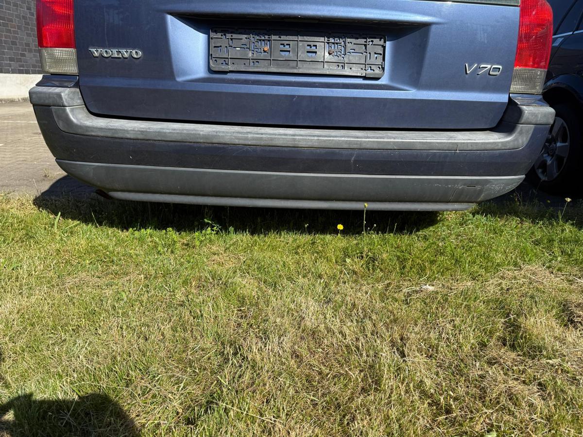 Volvo V70 II original Stoßstange Stoßfänger hinten Bright Blue Metallic BJ02
